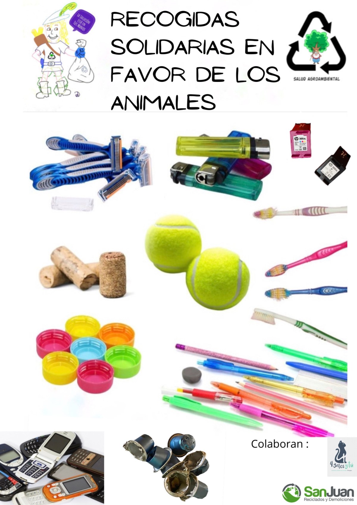 Campañas para dar una segunda vida a los residuos