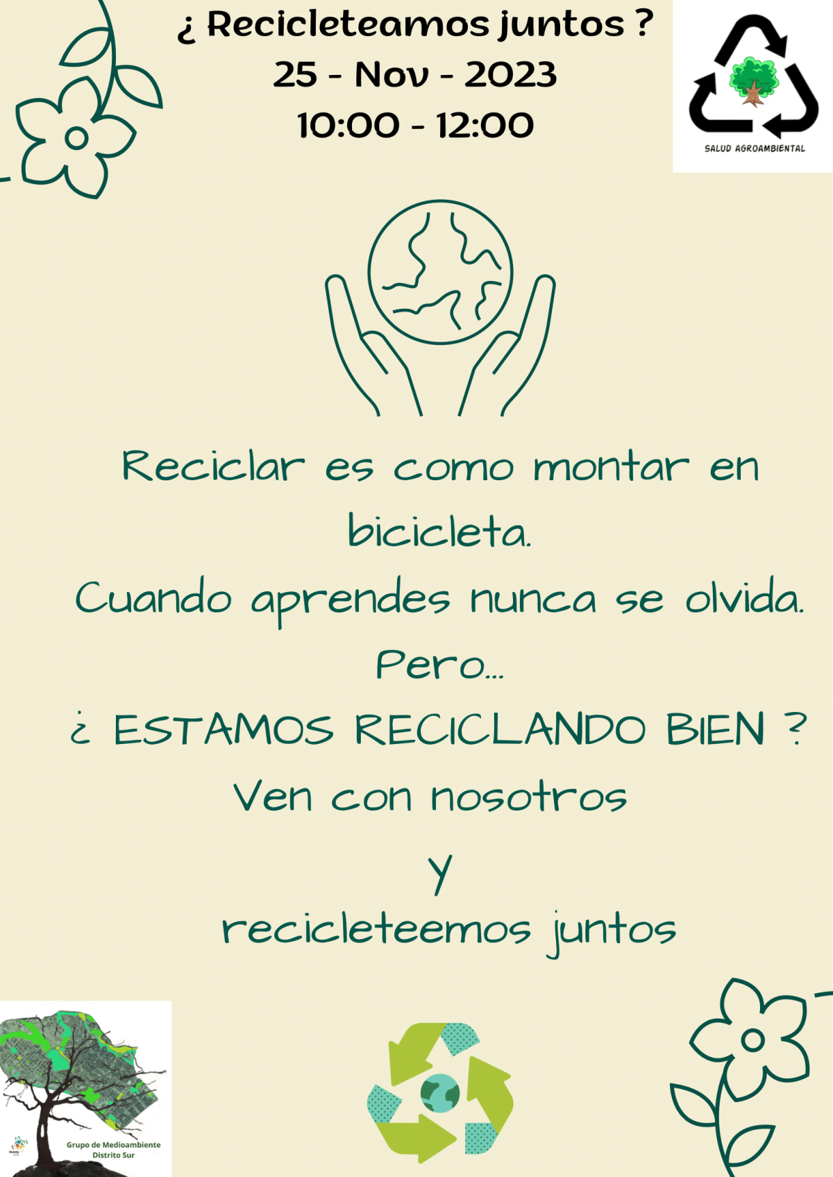 ¿Recicleteamos juntos?
