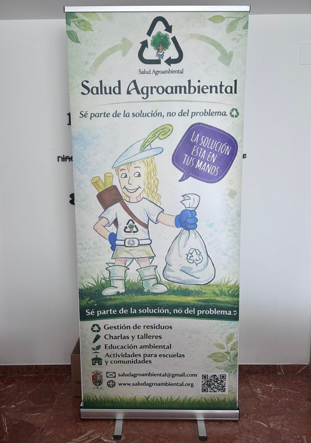 ¡Estrenamos nuevo roll up de Salud Agroambiental!